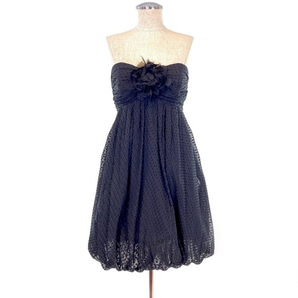 Shoshanna Dresses & Skirts - NWT SHOSHANNA Black Swiss Dot Strapless Dress #AR1